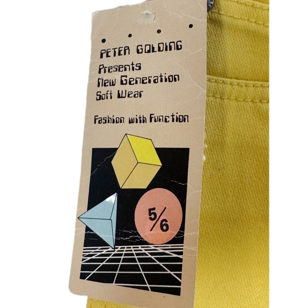NWT Peter Golding London Vintage 80's 90's High Waist Stretch Jeans Size 5/6 - Picture 6 of 8
